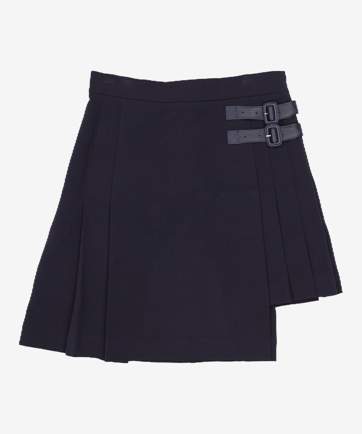 밀로그램(MILLOGREM) double belt miniskirt - navy M
