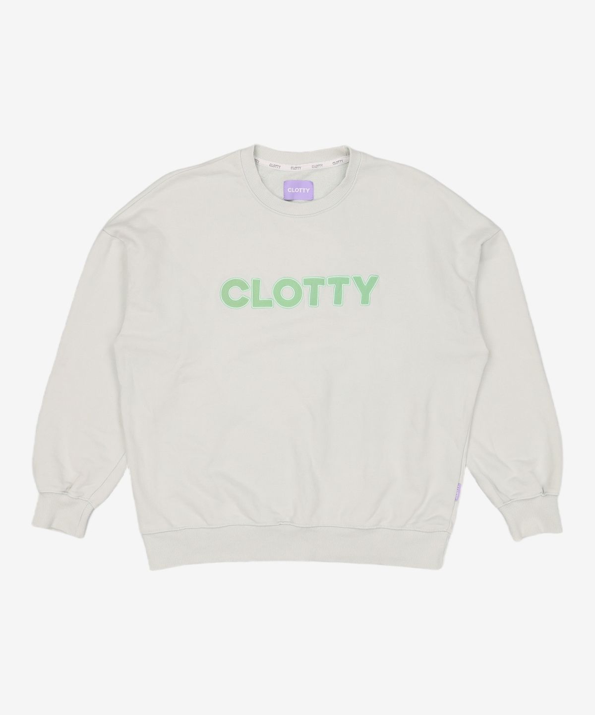 클로티(CLOTTY) BIG LOGO SWEAT-SHIRT MINT(CY2ASFM471A) FREE