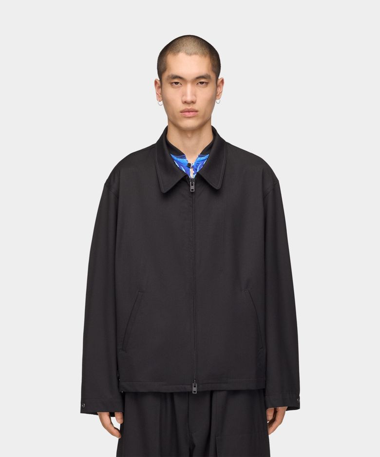 (M) 테일러드 울 블루종 블랙 TLRD WL BLOUSON BLACK
