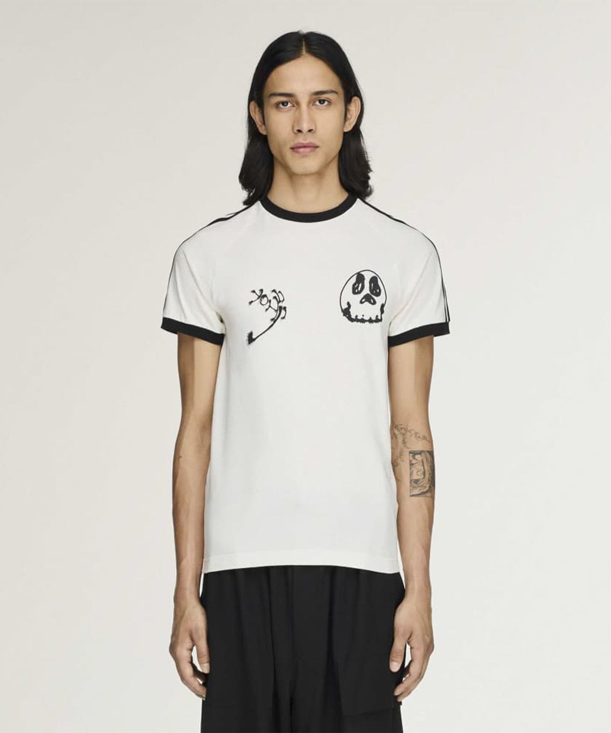 와이쓰리(Y-3) (U) 치토 GFX 캘리 숏 슬리브 티셔츠 화이트 GFX CALI SS TEE CHALK WHITE