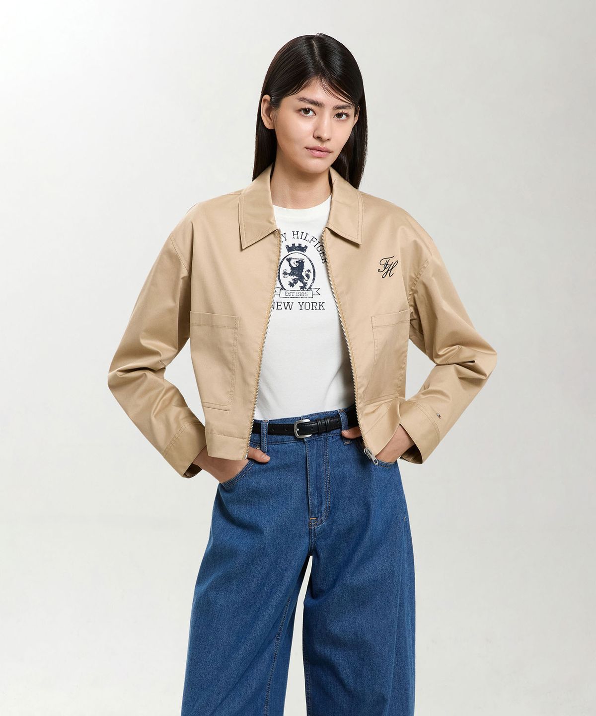 타미힐피거(TOMMY HILFIGER) 치노 숏 재킷 (T22G6WJC030WT1AB9)