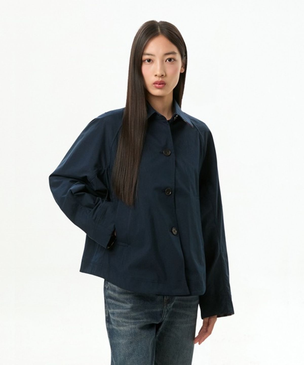 타미힐피거(TOMMY HILFIGER) 코튼 숏 재킷 (T22G6WJC031WT1C1G)