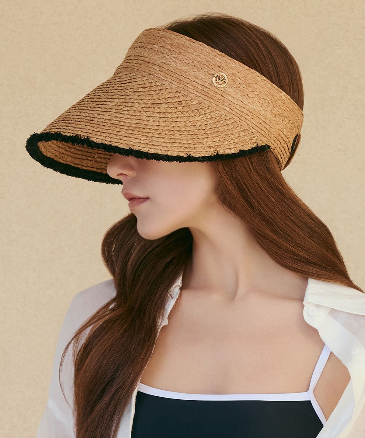 화이트샌즈(WHITE SANDS) 라피아 폴딩 썬캡 셸베이 (3 colors)