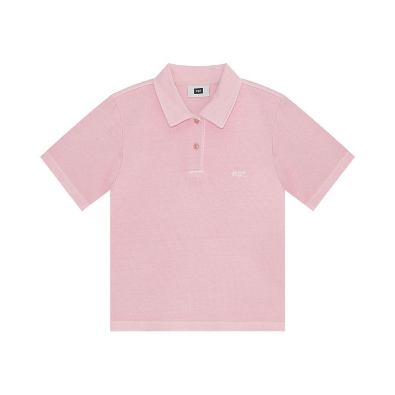 WM SEL PIGMENT POLO TEE (PINK)