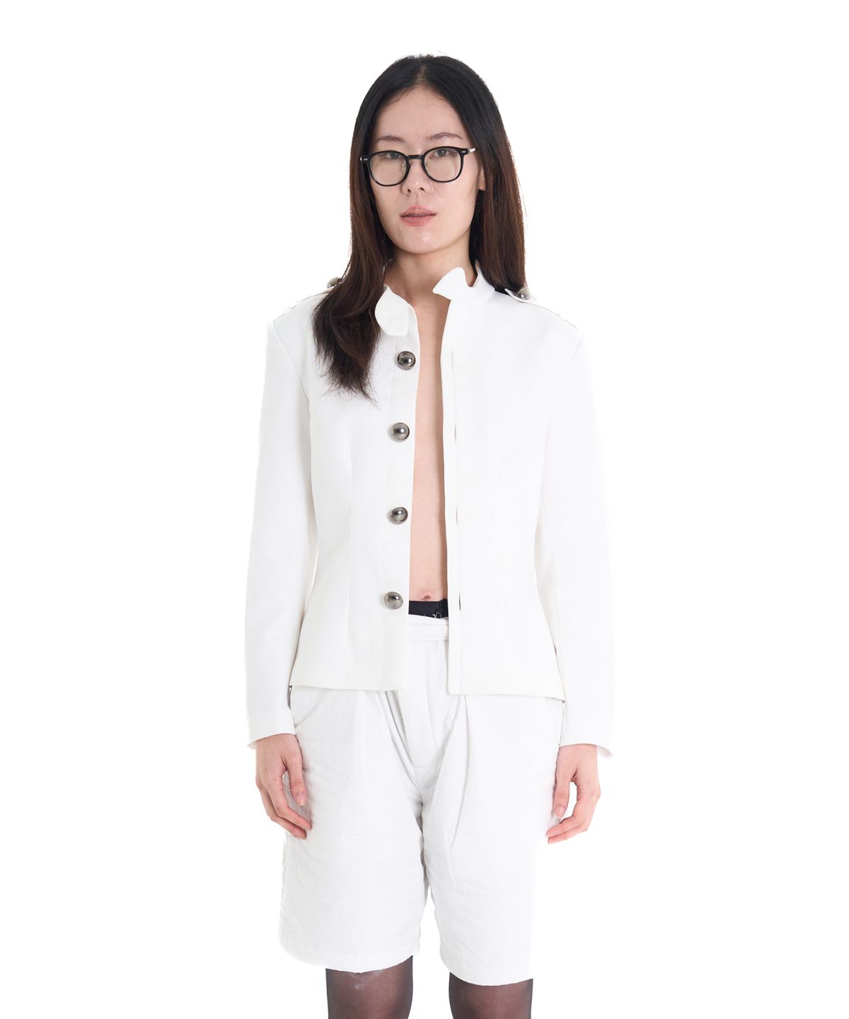 뭉제르(MOONGER) Structured Waist Napoleon Jacket