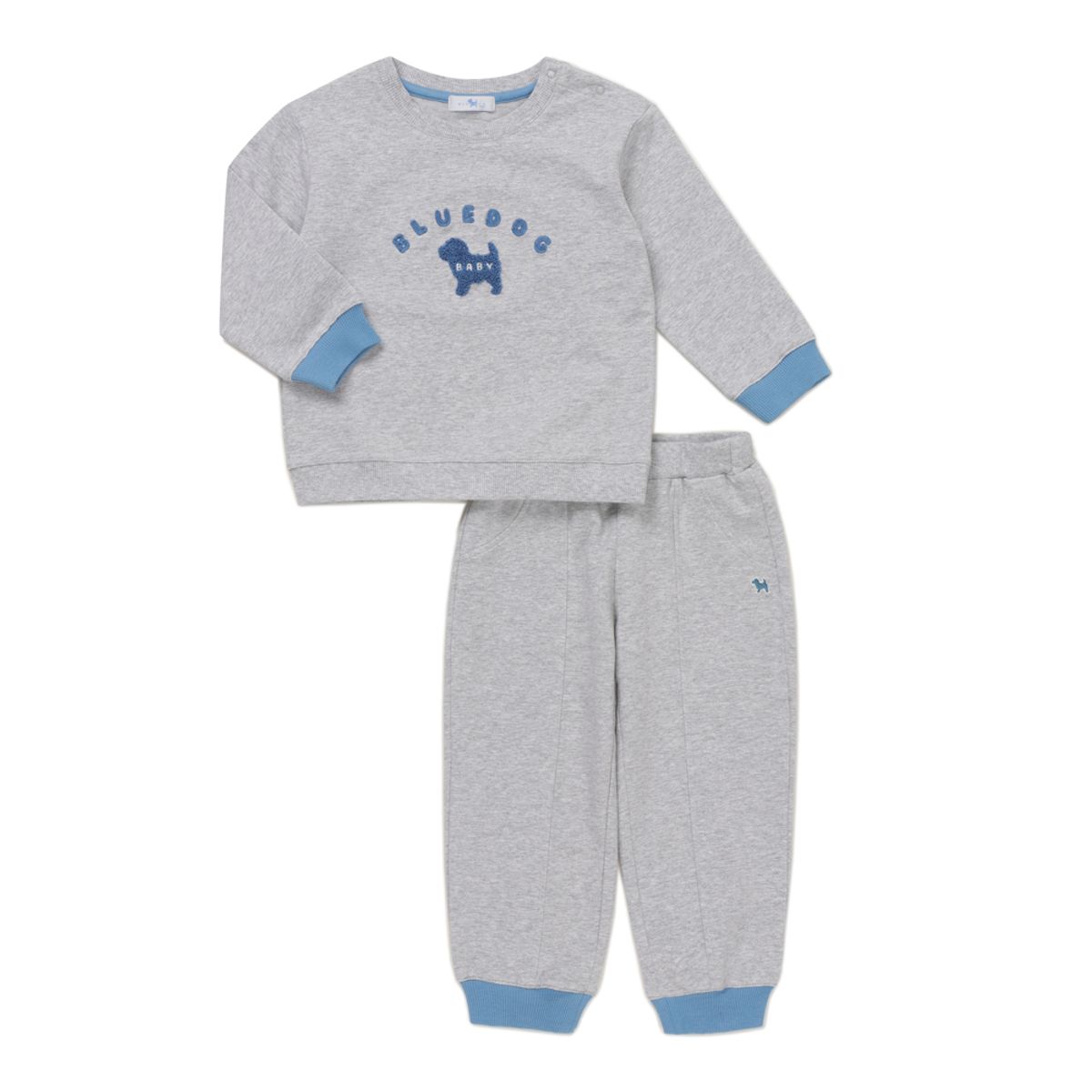 블루독 베이비(BLUEDOGBABY) 로고 BASIC 상하세트 B (46A70-672-02)