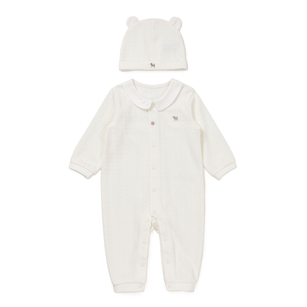블루독 베이비(BLUEDOGBABY) 카라니트세트우주복 (46A70-041-24)
