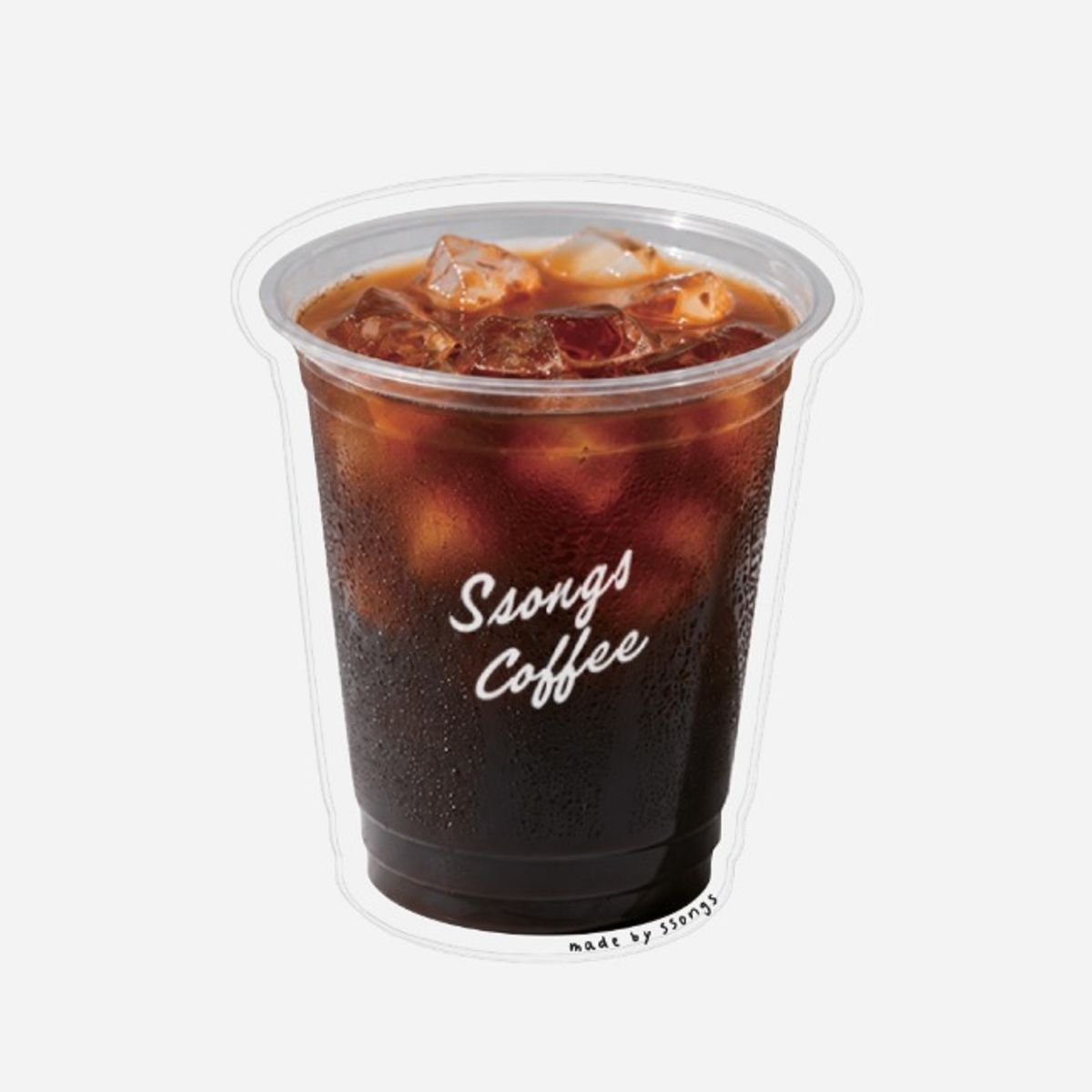 쏭스(SSONGS) 체인지톡 그립 톡홀더 탈부착 스마트톡 핸드폰 거치대 쏭스 아이스아메리카노