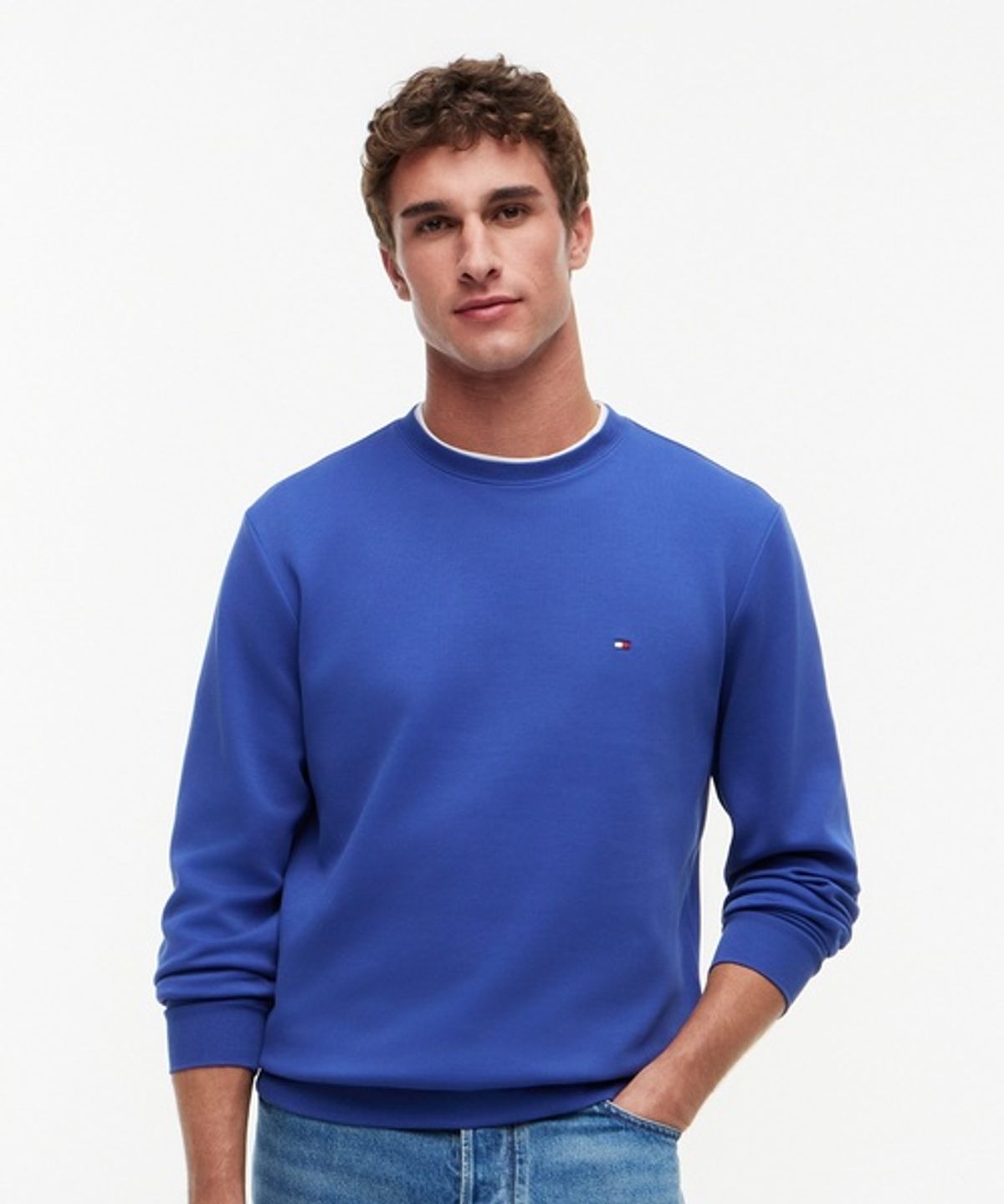 타미힐피거(TOMMY HILFIGER) 에센셜 인테크노 크루넥 티셔츠 (T12G6TPO020MT1C6Z)