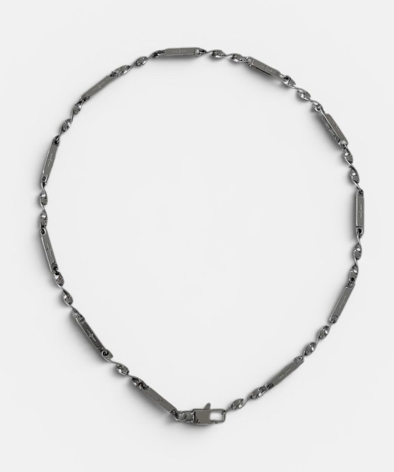 STICK CROSS CHAIN NECKLACE