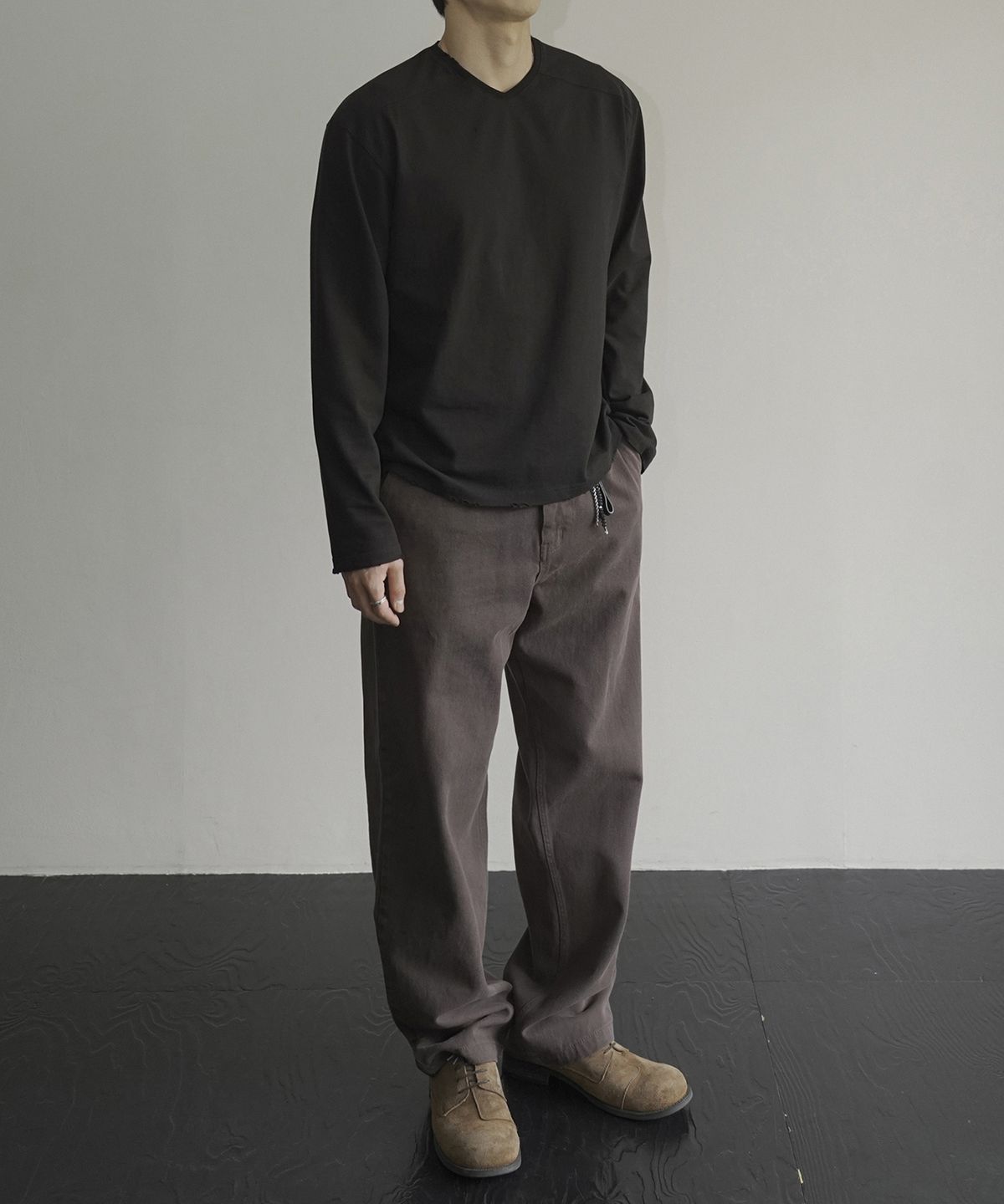 시도(SIIIIDO) MARK PANTS(BROWN)