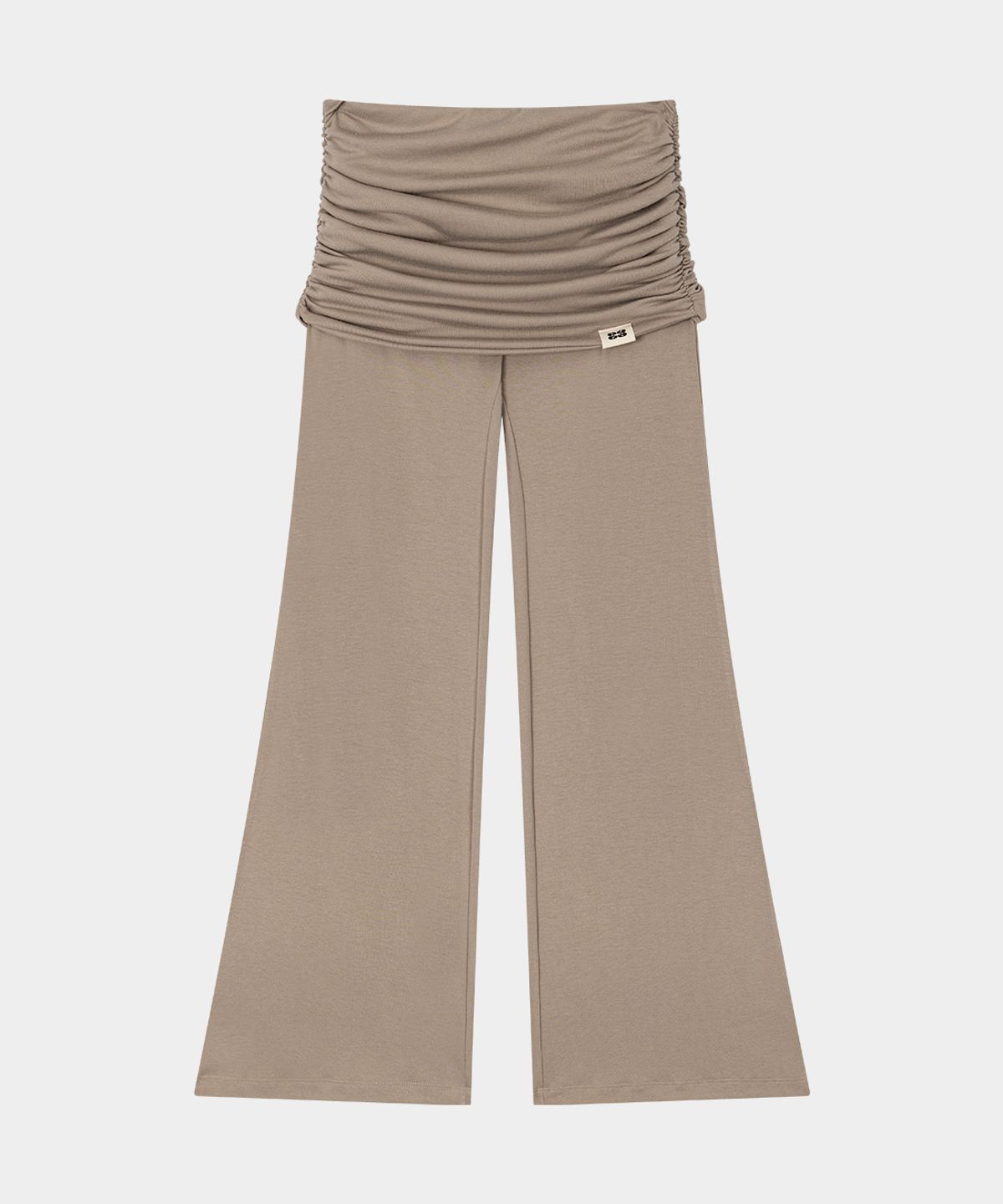 키시닝(KISYNING) Yoga Flow Foldover Pants (Sand Beige)