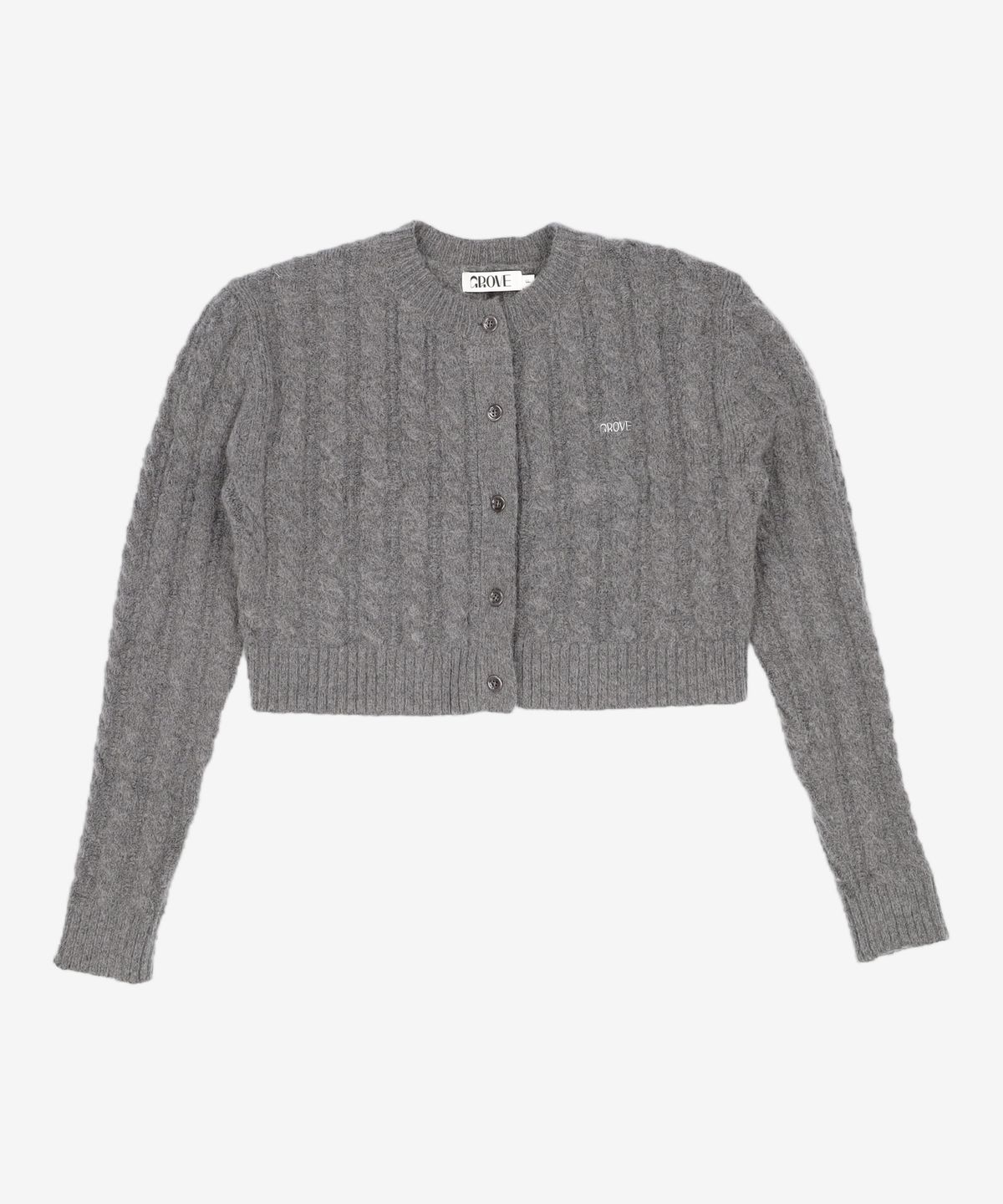 그로브(GROVE) 23FW MILLO CARDIGAN_GREY FREE