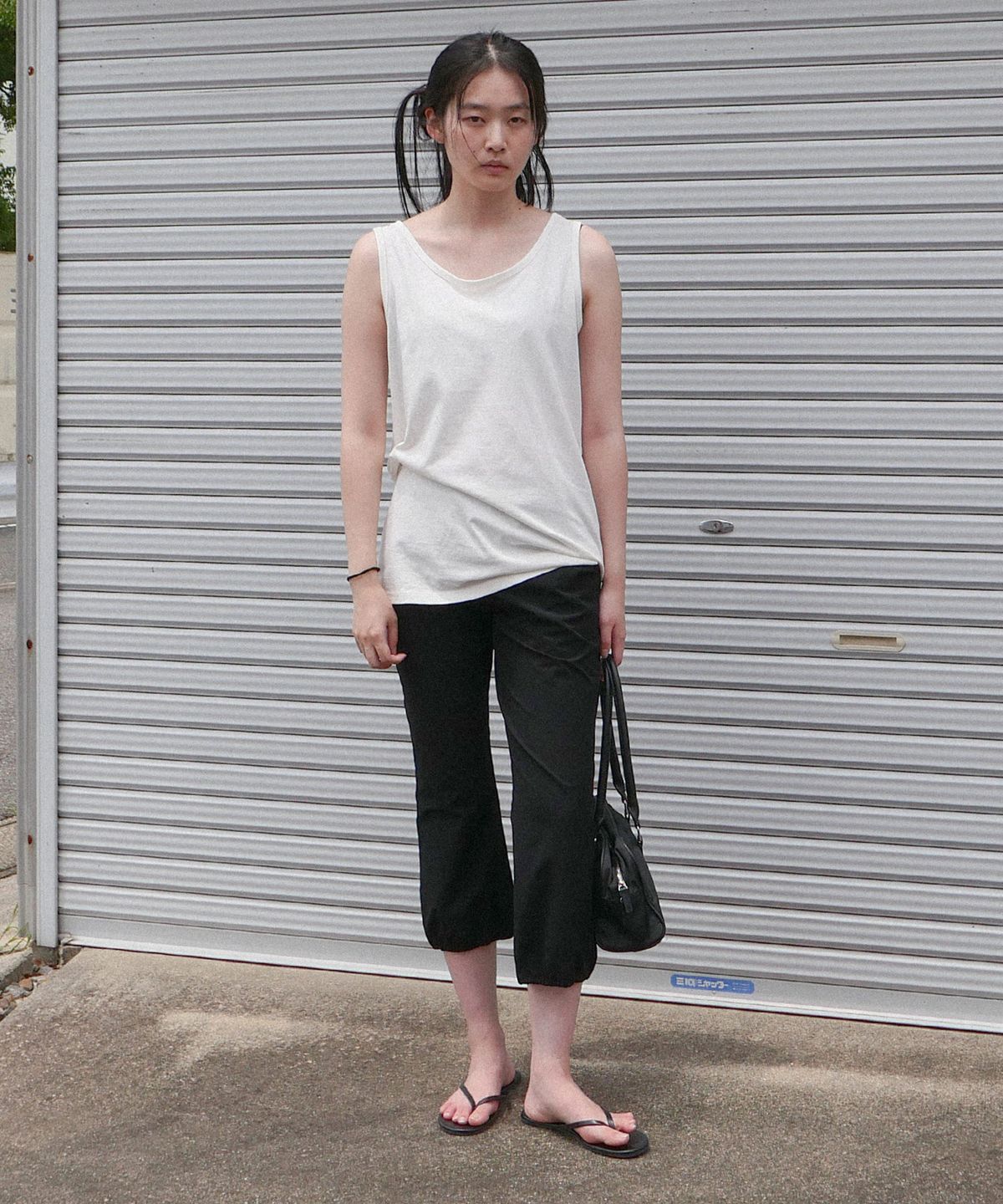 스텝어라운드(STEP AROUND) Summer Easy Banding Pants_BLACK