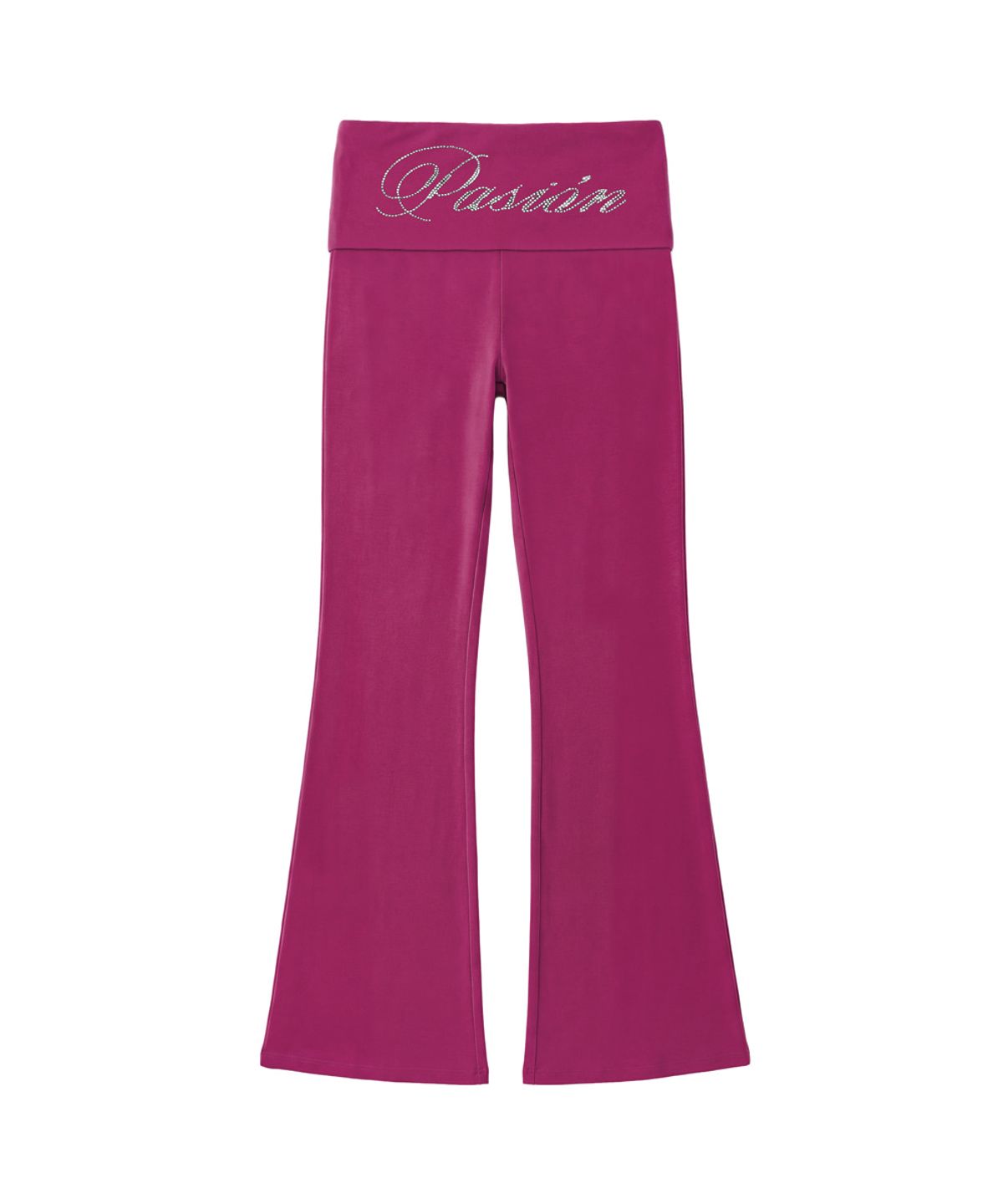 파시온(PASION) 슬림 크리스탈 글램 팬츠_핑크 Slim Crystal Glam Pants_Pink