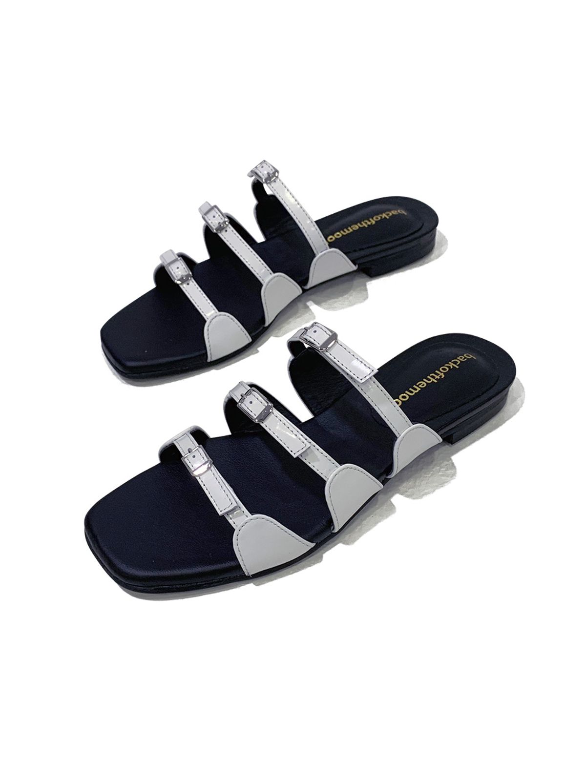 백오브더문(BACK OF THE MOON) Mari Sandal_White