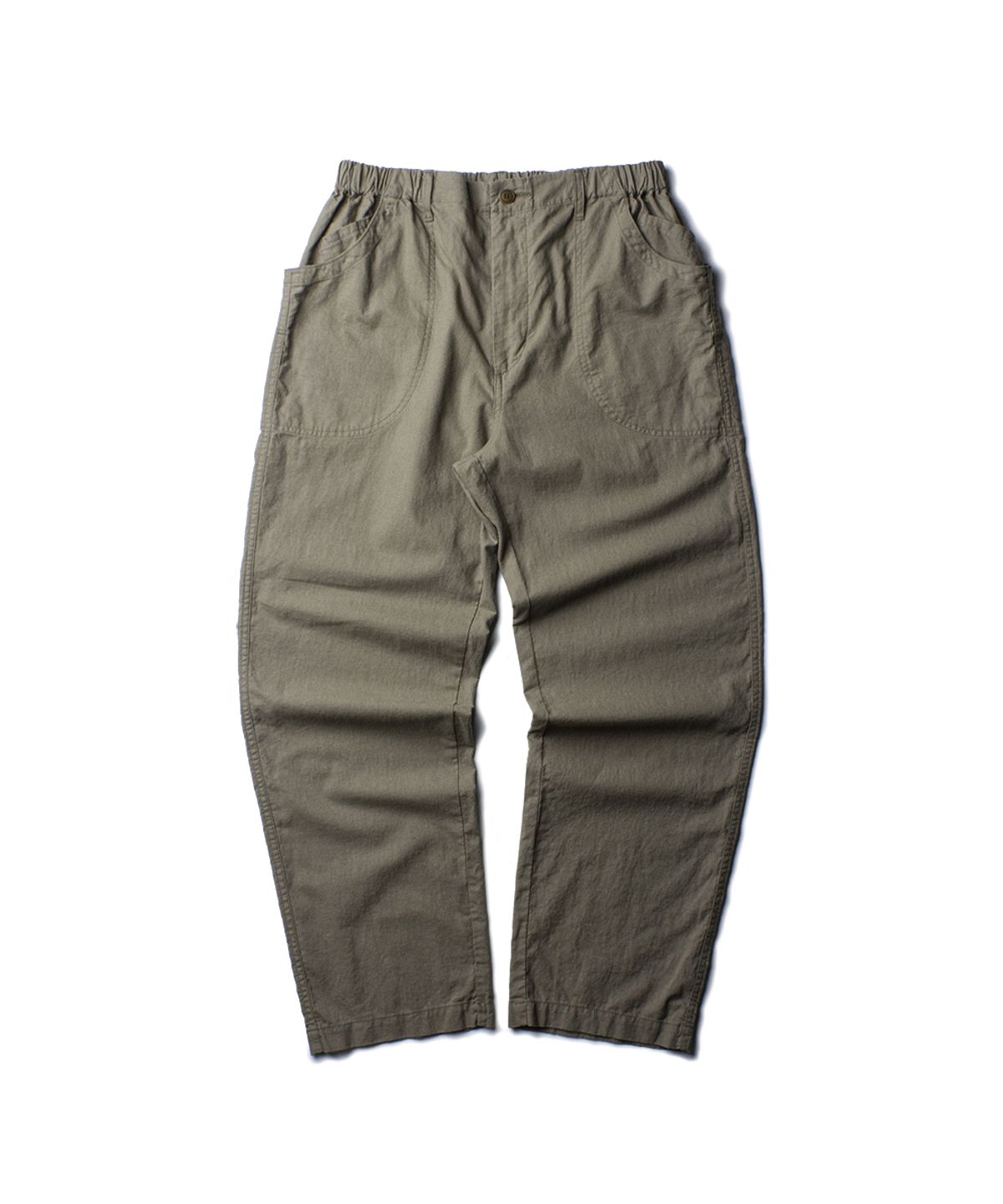 더 레스큐(THE RESQ) LINEN COTTON DOMINGO PANTS [VINTAGE KHAKI]