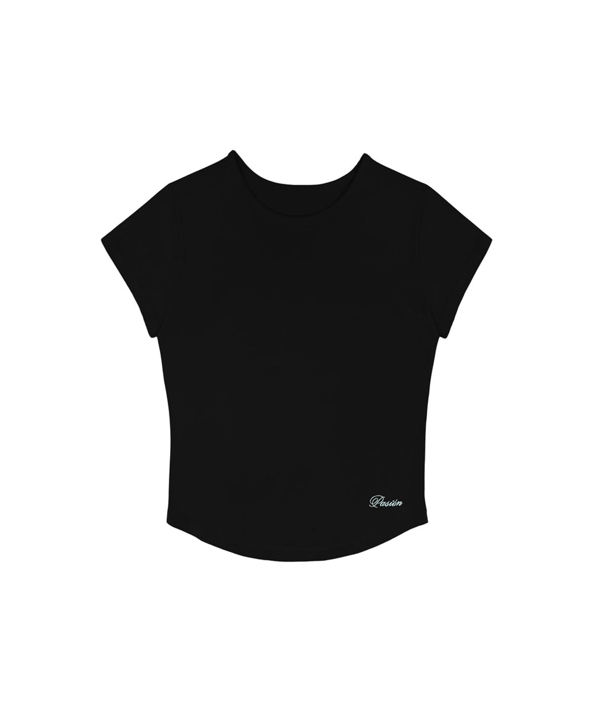 파시온(PASION) 소프트 코어 반팔티_블랙 Soft Core Short Sleeve Tee_Black