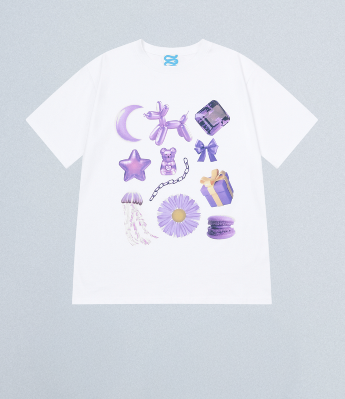 챈스챈스(CHANCECHANCE) BUNCH T-SHIRT (PURPLE)
