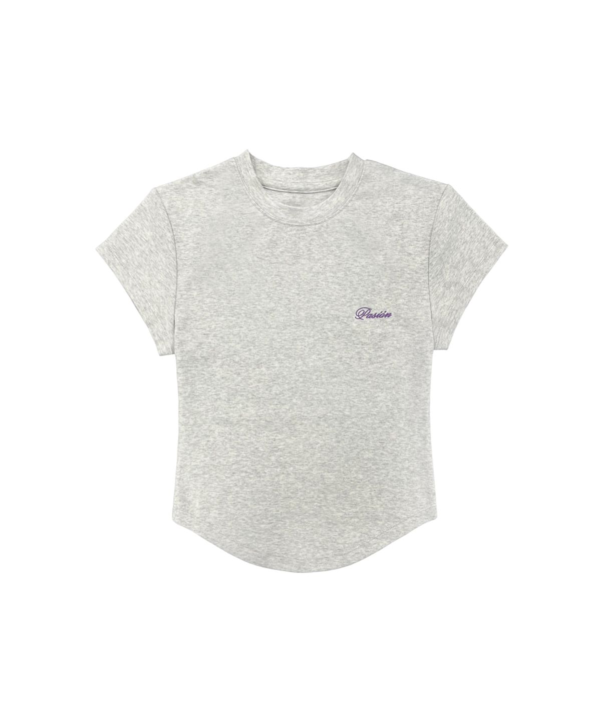 파시온(PASION) 에센셜 반팔티_멜란지 Essential Tee_Melange