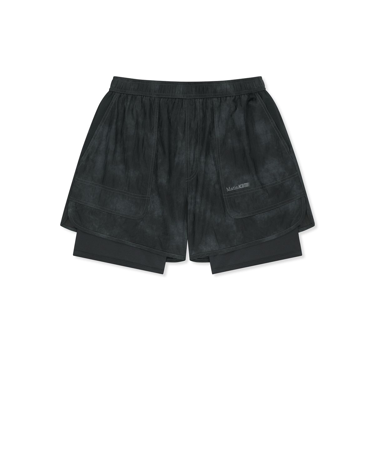마뗑킴(MATIN KIM) MATIN PACE MOTION SHORTS FOR MEN IN BLACK