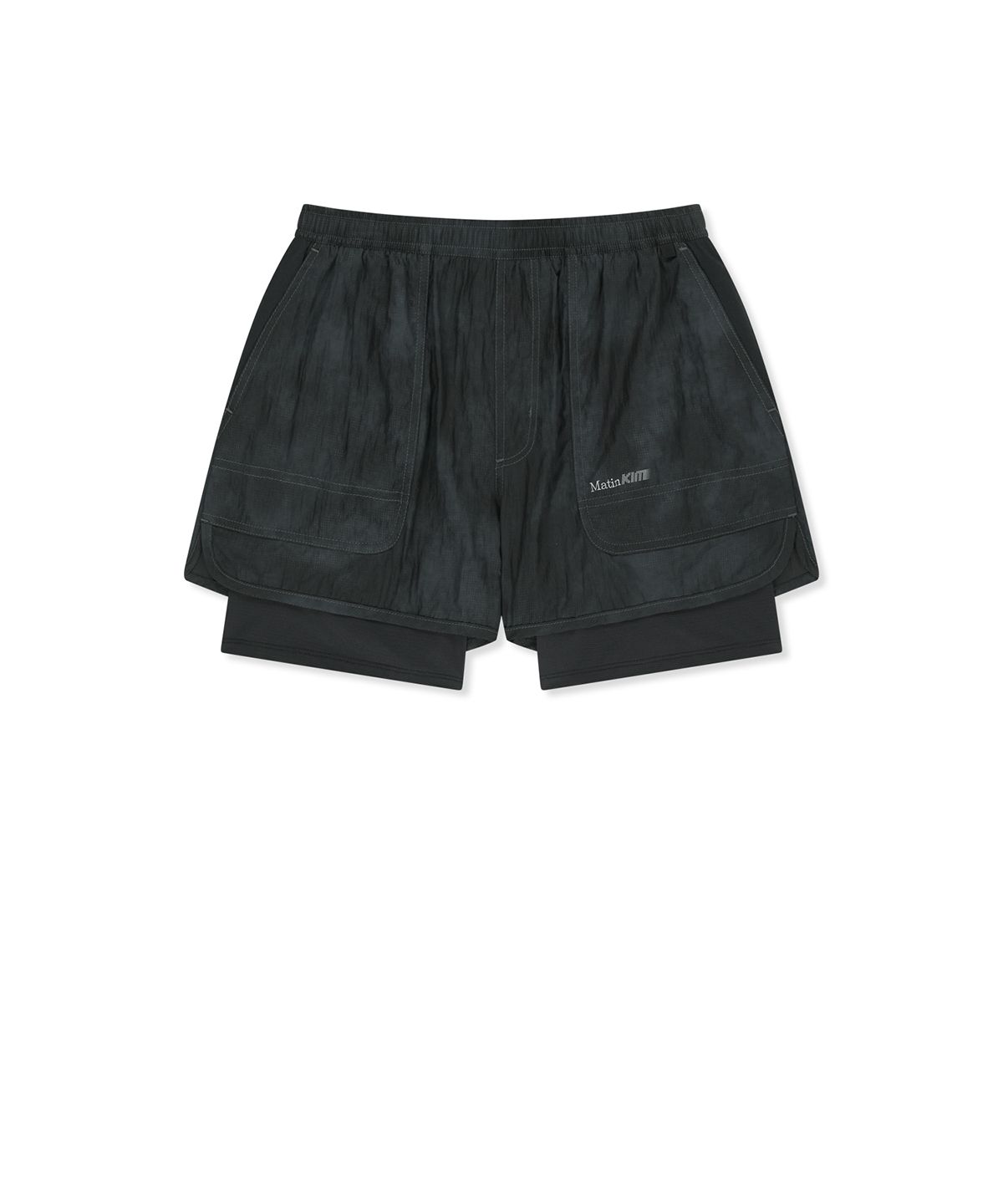 마뗑킴(MATIN KIM) MATIN PACE MOTION SHORTS FOR WOMEN IN BLACK