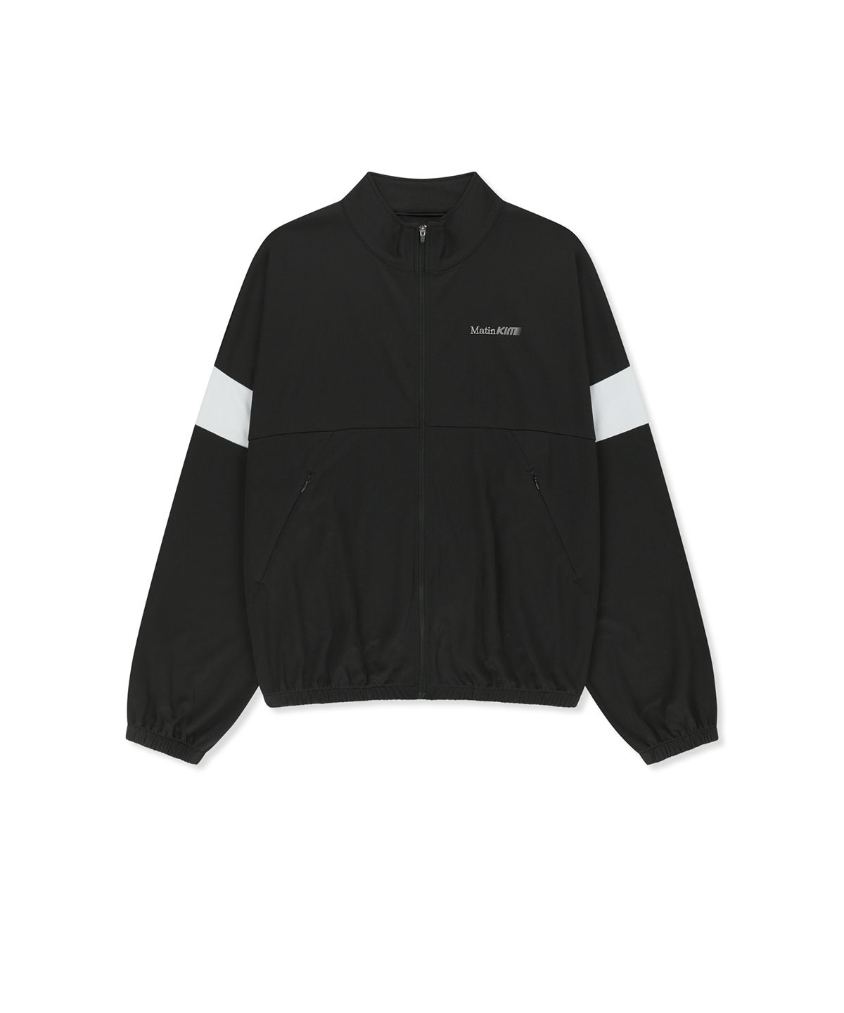 마뗑킴(MATIN KIM) MATIN PACE VORTEX GRAFFITI ZIP UP IN BLACK