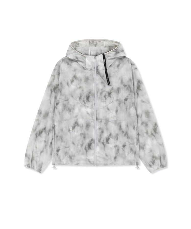MATIN PACE REFLECTIVE LOGO WINDBREAKER IN LIGHT GREY