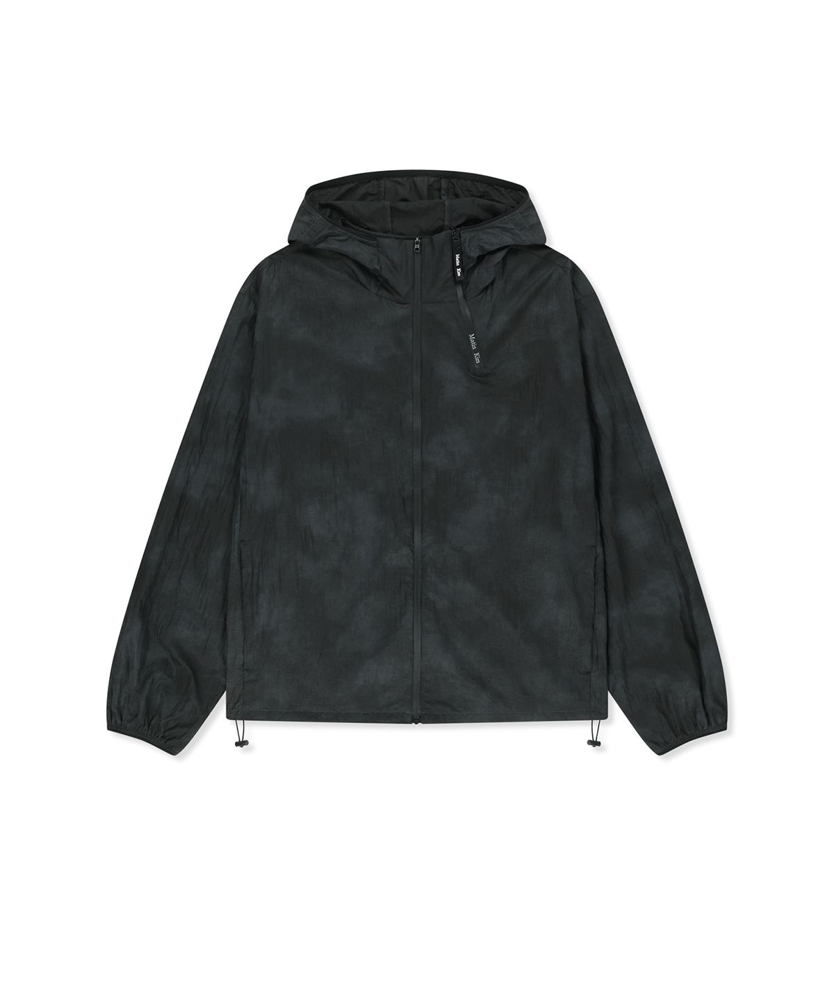 마뗑킴(MATIN KIM) MATIN PACE REFLECTIVE LOGO WINDBREAKER IN BLACK