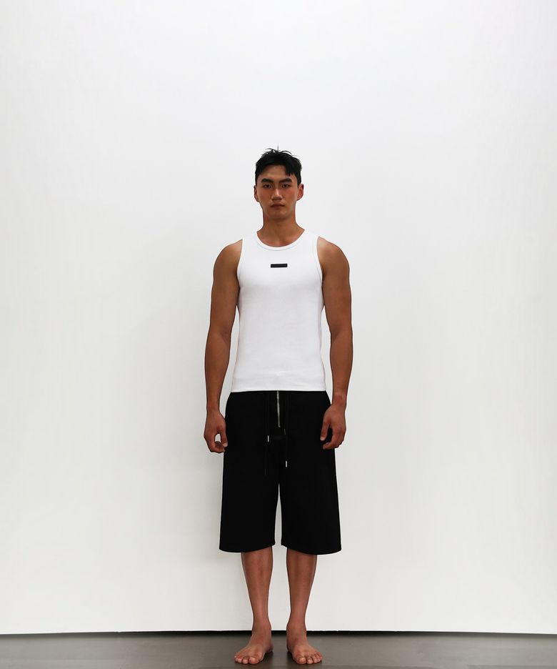 XX Essential Rib Sleeveless White