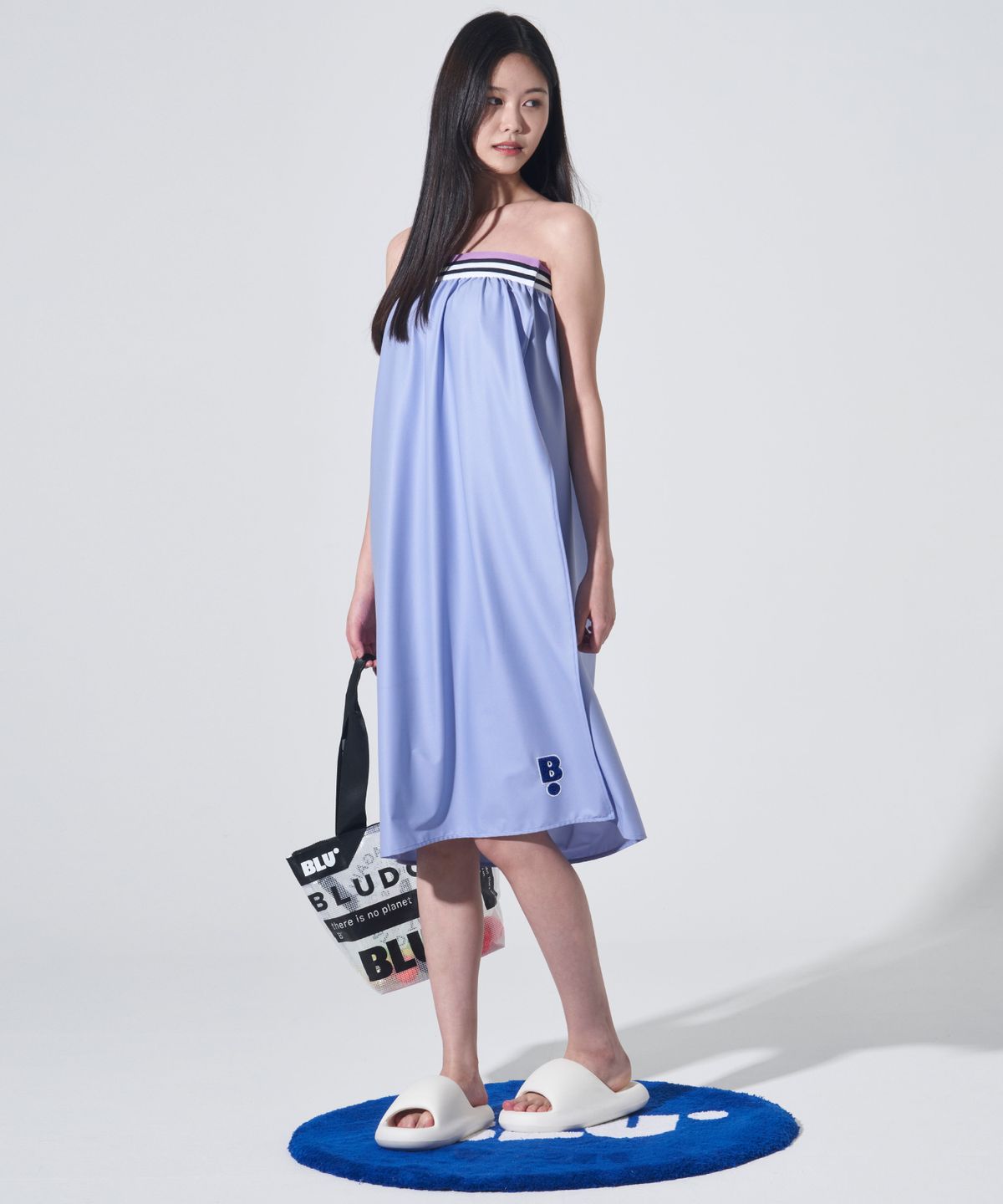 블루닷(BLUDOT) 테이프 포인트 샤워 랩가운 Plus_LV