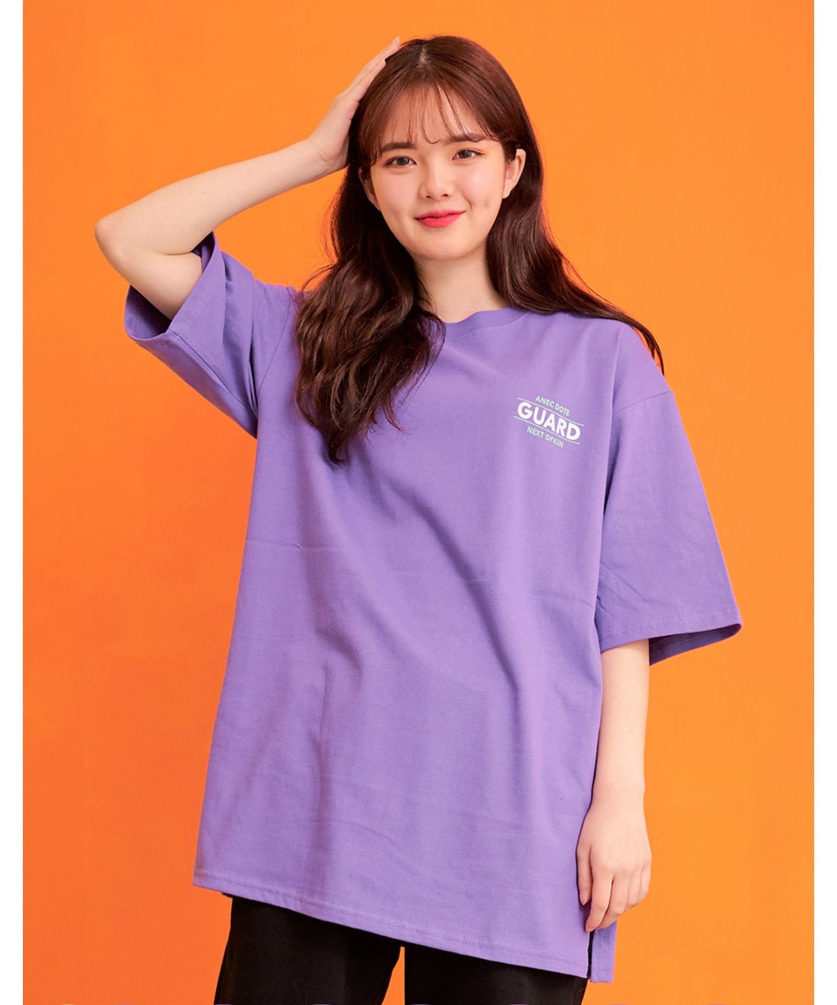 반에이크(VANAKE) 가드 로고 티셔츠_OB03TSME08Z