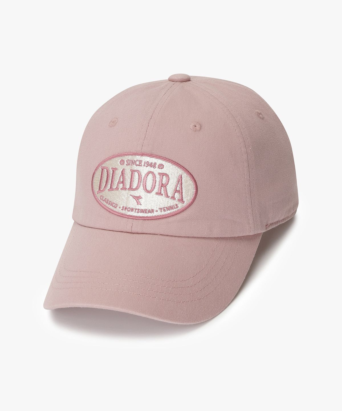 디아도라(diadora) 에센셜 워싱 볼캡 PINK