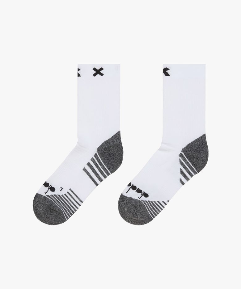 [DROMO X DIADORA] STRATOUNO 러닝 크루 삭스 WHITE