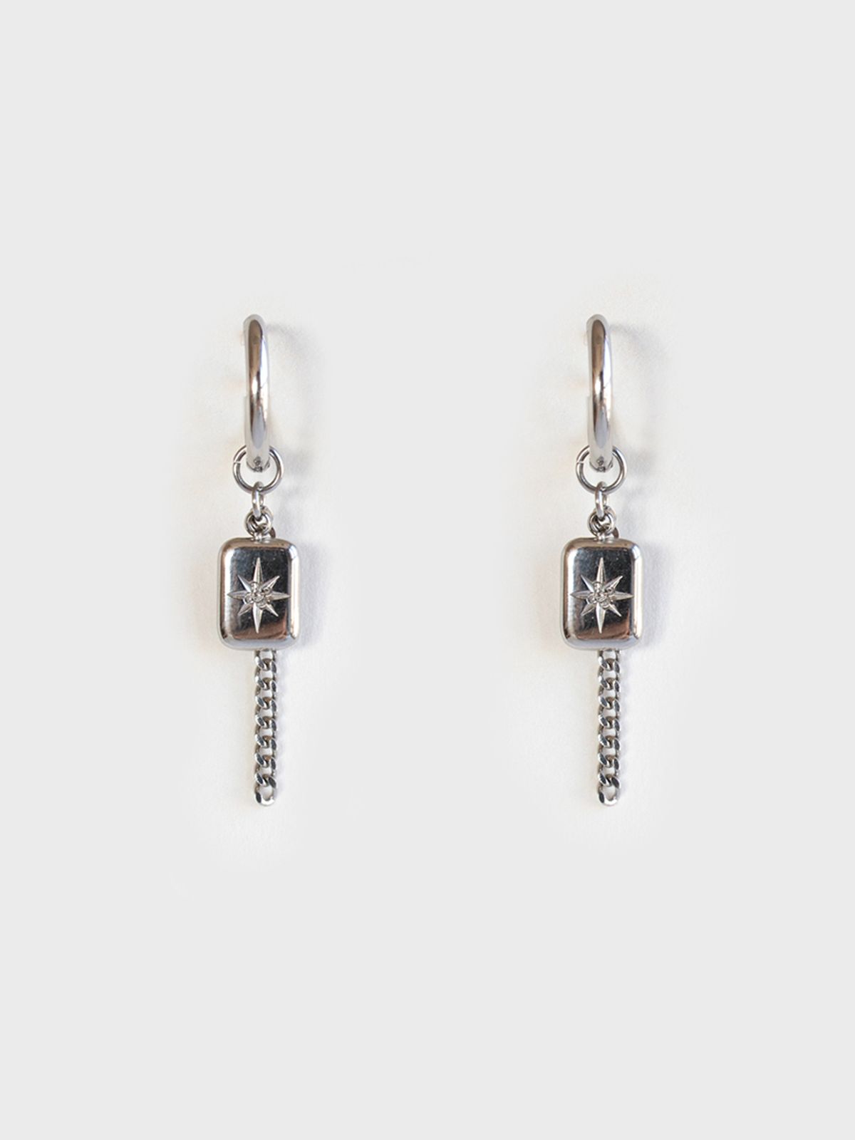 링거피스(LINGER PIECE) (2way) Starlight drop chain earring