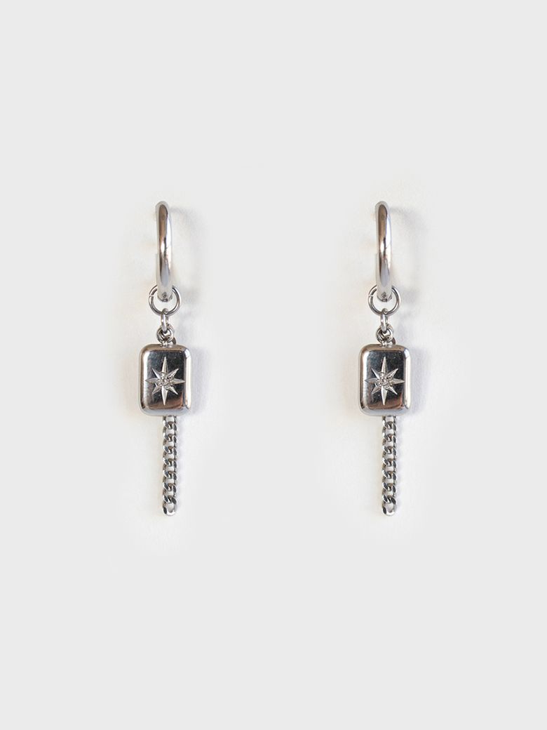 (2way) Starlight drop chain earring
