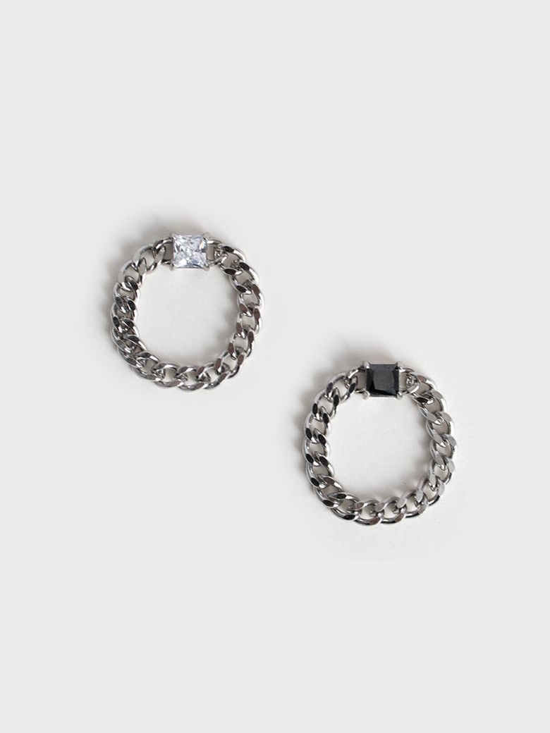 [Unisex] Crystal chain ring (2colors)