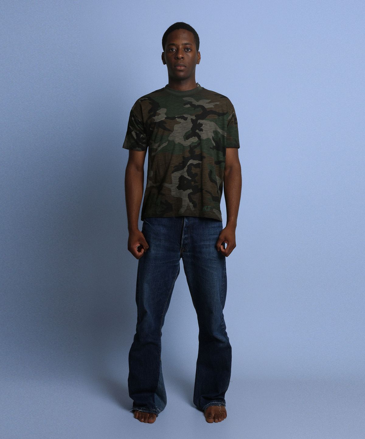 위러브티(WELOVETEE) CAMO SLUB TEE
