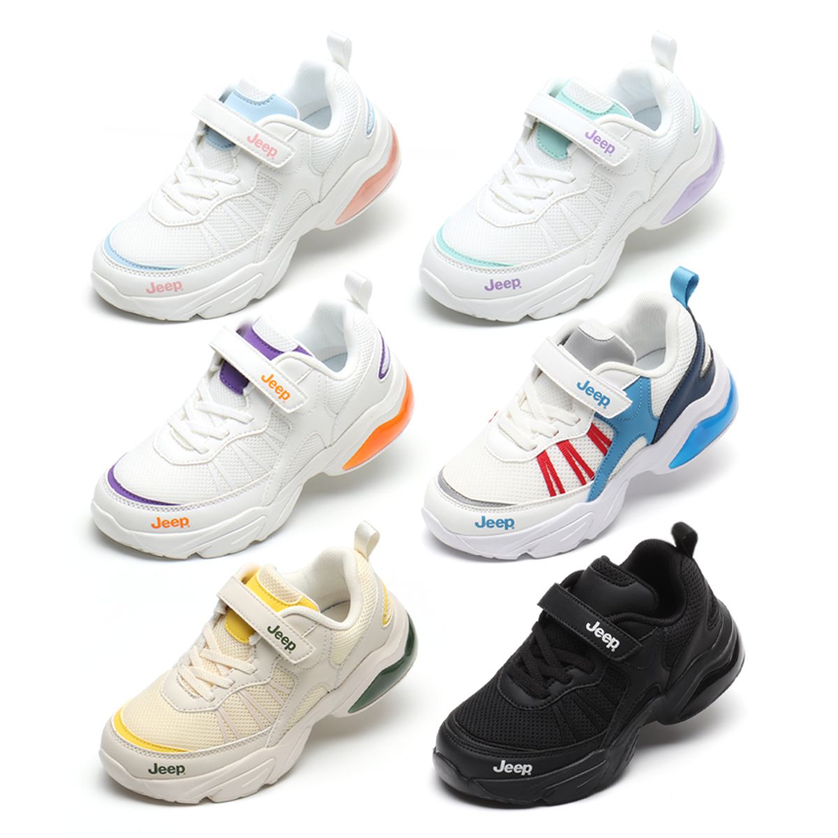 지프 슈즈(JEEP SHOES) 더블스트랩 아동운동화