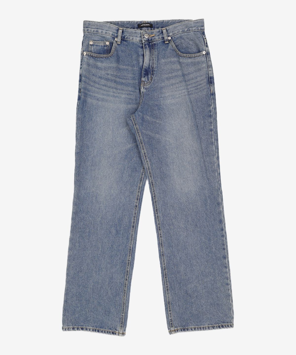 오더아카이브(ORDER ARCHIVE) Minimal wide jeans - 워시드블루 32