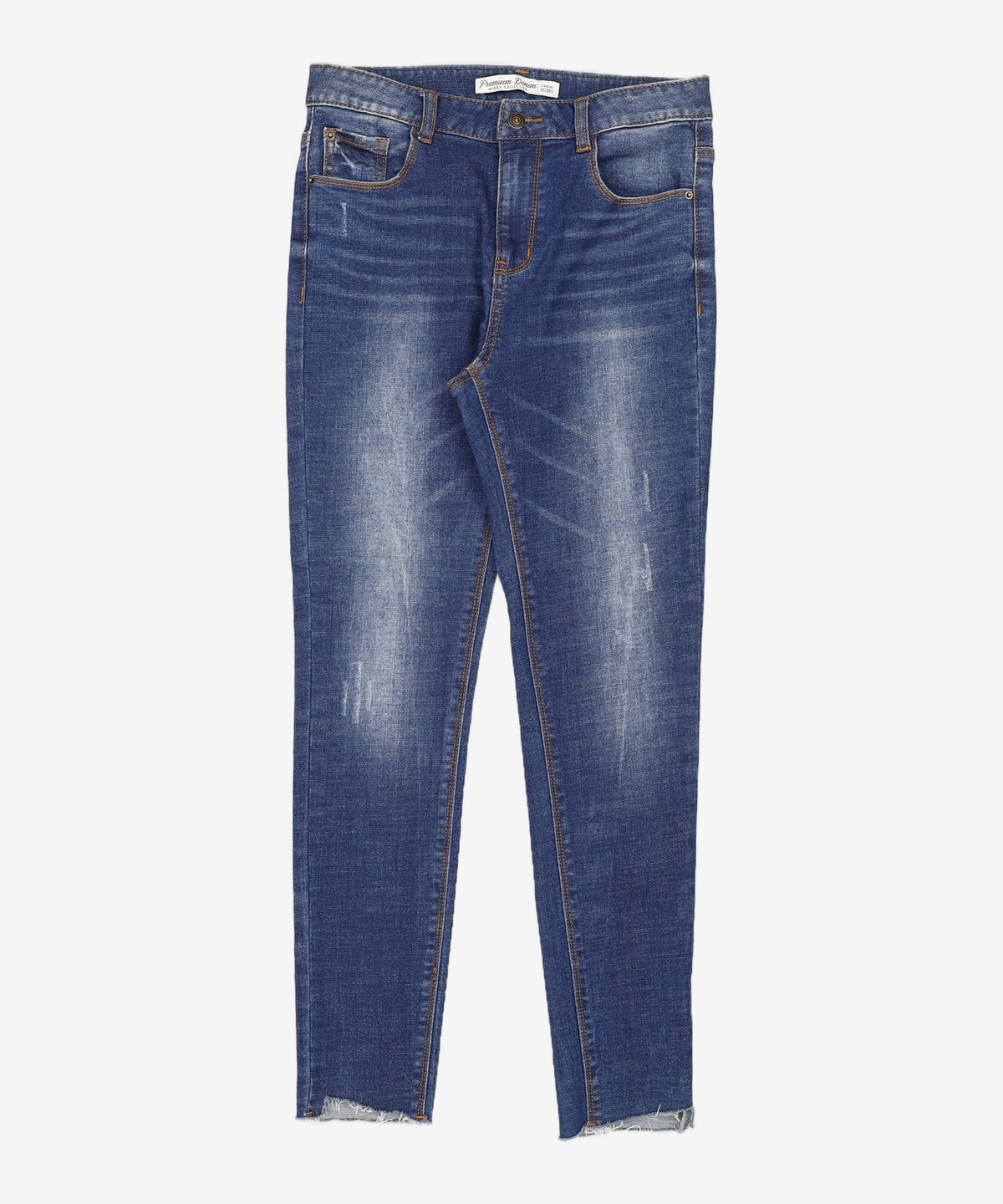 미쏘(MIXXO) 사선 컷팅 데님팬츠 MIWTJ8921J 26