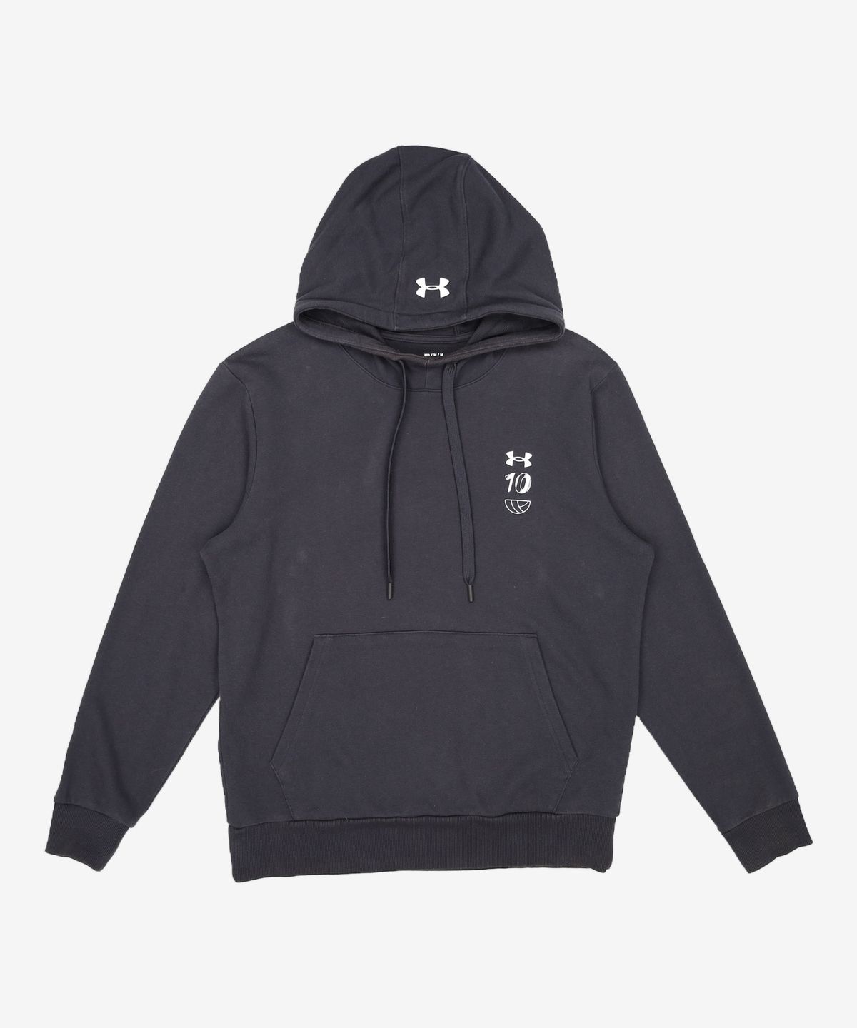 언더아머(UNDERARMOUR) KIM Terry 로고 후드티 1369290-100 100