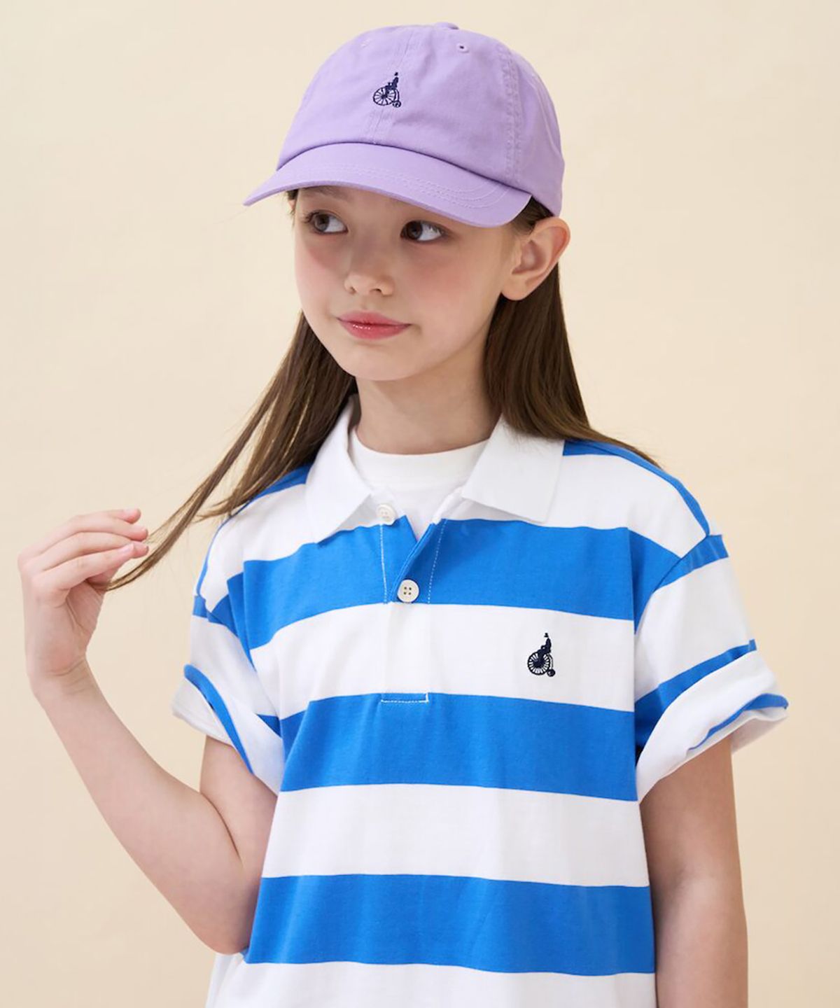 빈폴 키즈(BEANPOLE KIDS) 빅 스트라이프 칼라 상하세트  블루 (BI6742U02P)