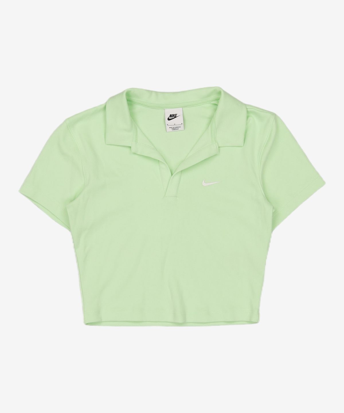 나이키(NIKE) 스포츠웨어 에센셜 반소매 폴로 탑 W - 베이퍼 그린:세일 / DV7885-376 M