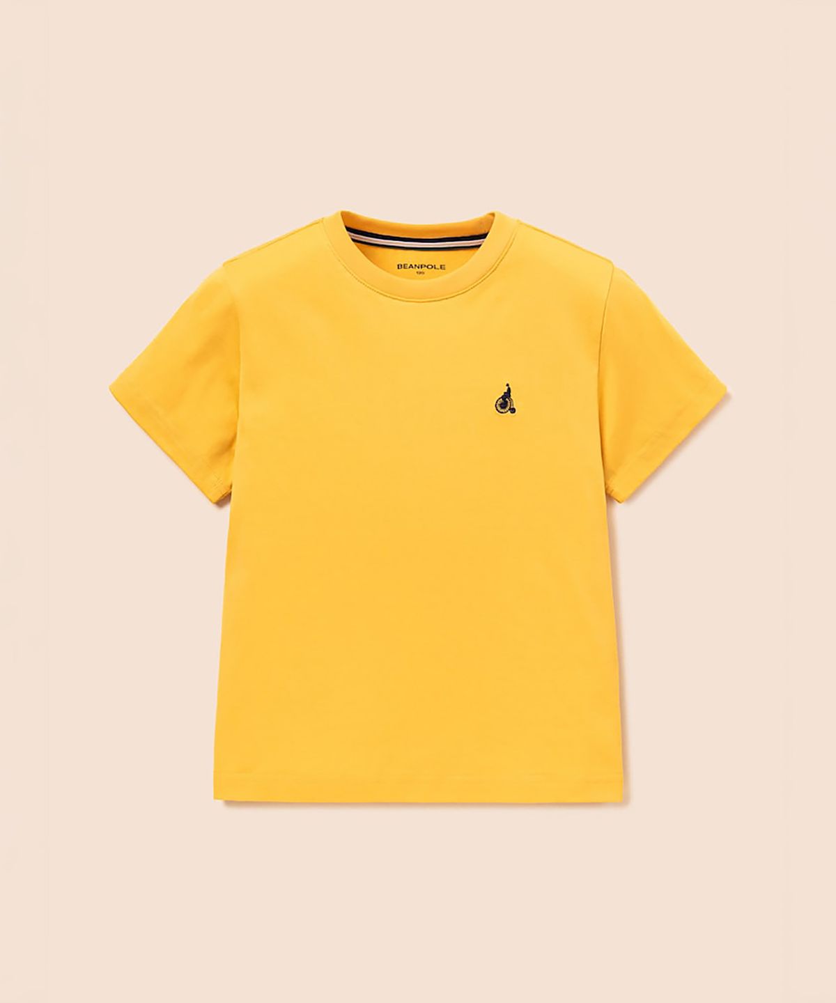 빈폴 키즈(BEANPOLE KIDS) [Essential] 수피마 베이직 반소매 티셔츠  옐로우 (BI6742UE1E)