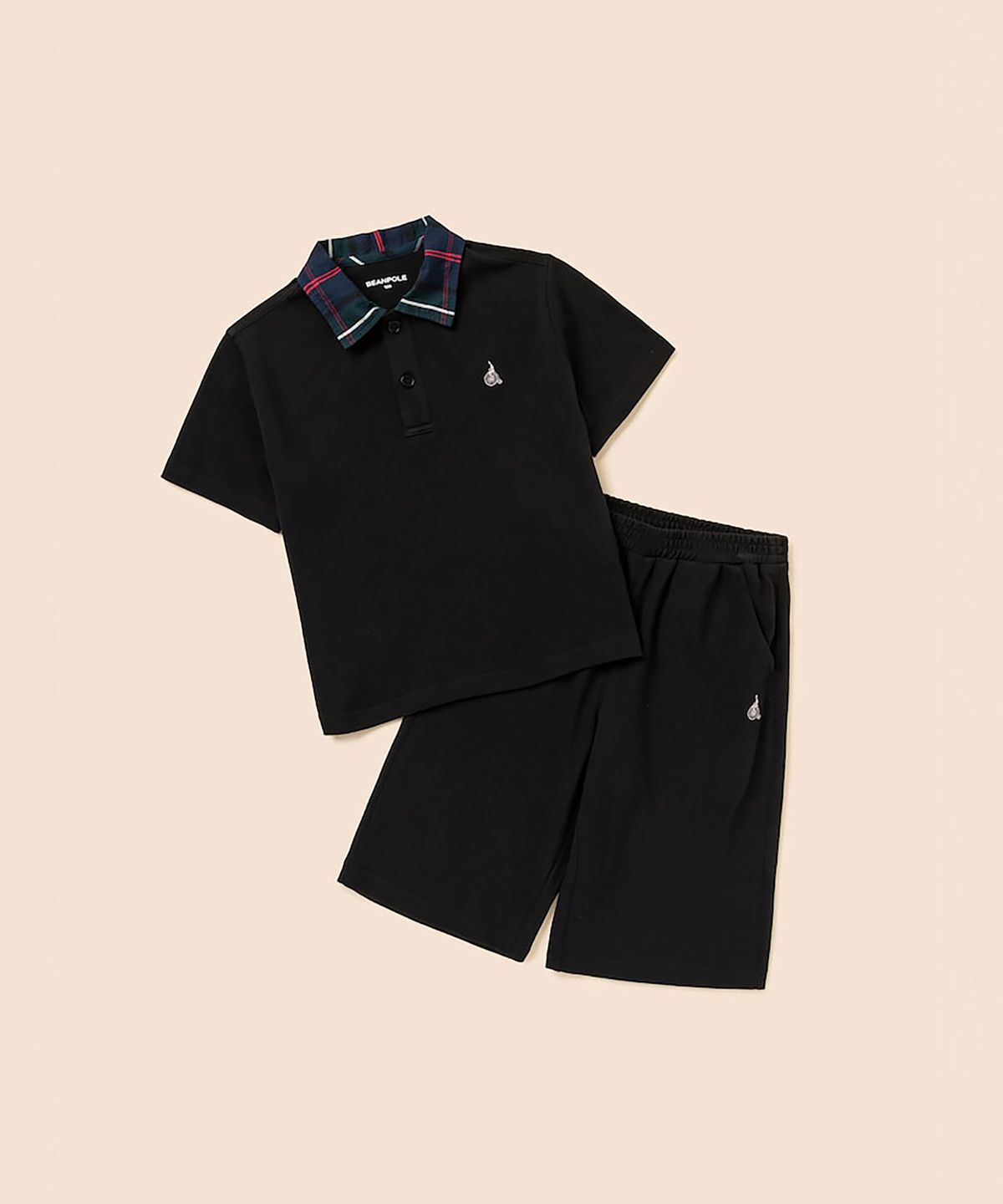 빈폴 키즈(BEANPOLE KIDS) 뉴 해릿체크 반팔 카라 상하세트 (BI6742U075)