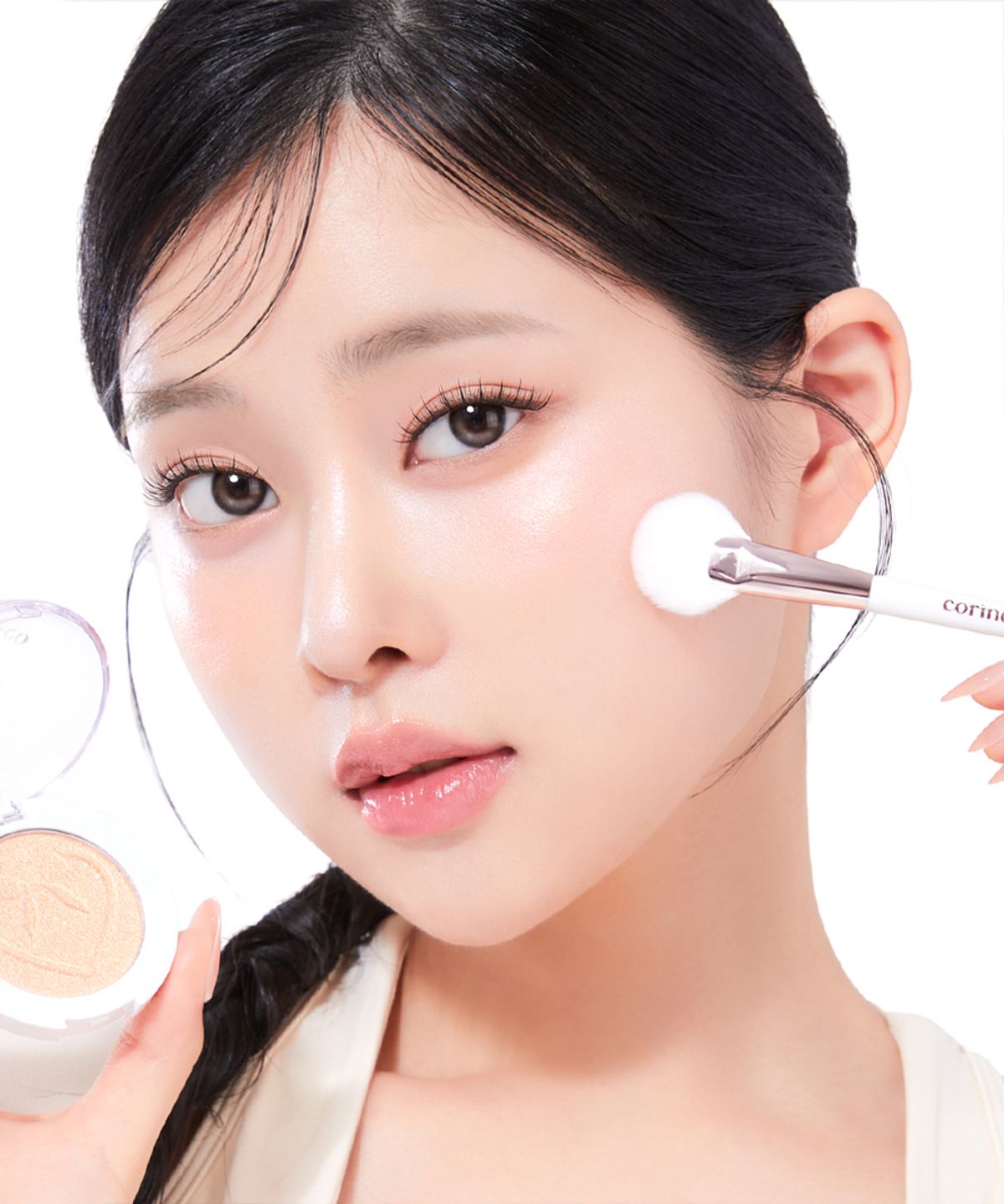 코링코(CORINGCO) 듀얼 빔 하이라이터 브러쉬