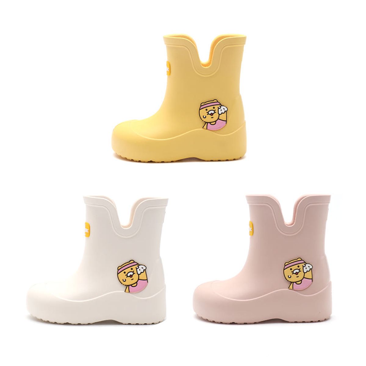 카카오프렌즈 슈즈(KAKAO FRIENDS SHOES) 춘식이 헬린이 레인부츠