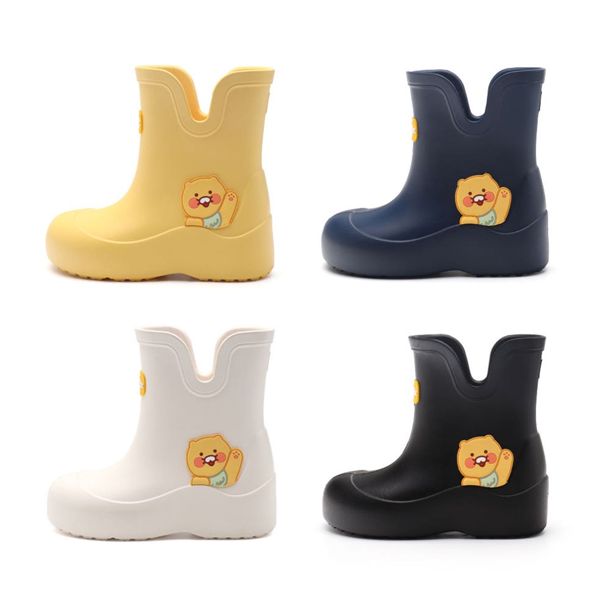 카카오프렌즈 슈즈(KAKAO FRIENDS SHOES) 춘식이 굿모닝 레인부츠