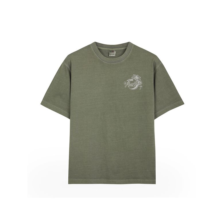 피그먼트 트래블 맵 반팔티셔츠(KHAKI)